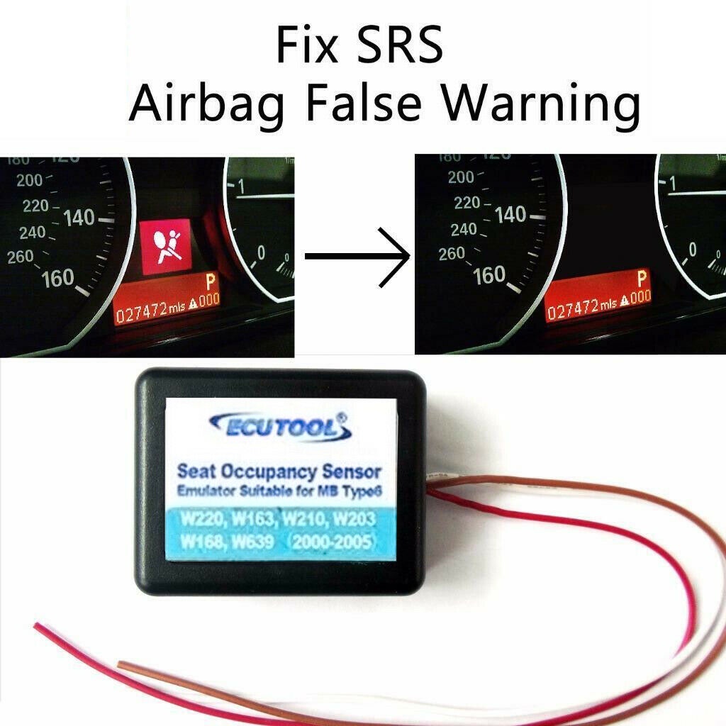 Airbag Sensor Emulator Passenger Seat Occupancy Mat Bypass for MercedesBenz W163 W168 W203 W210
