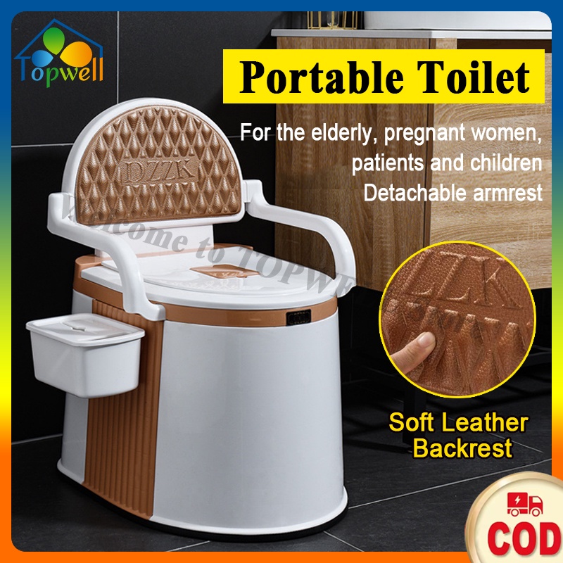 Portable Toilet Elderly Pregnant Women Patient Toilet Mobile Foldable