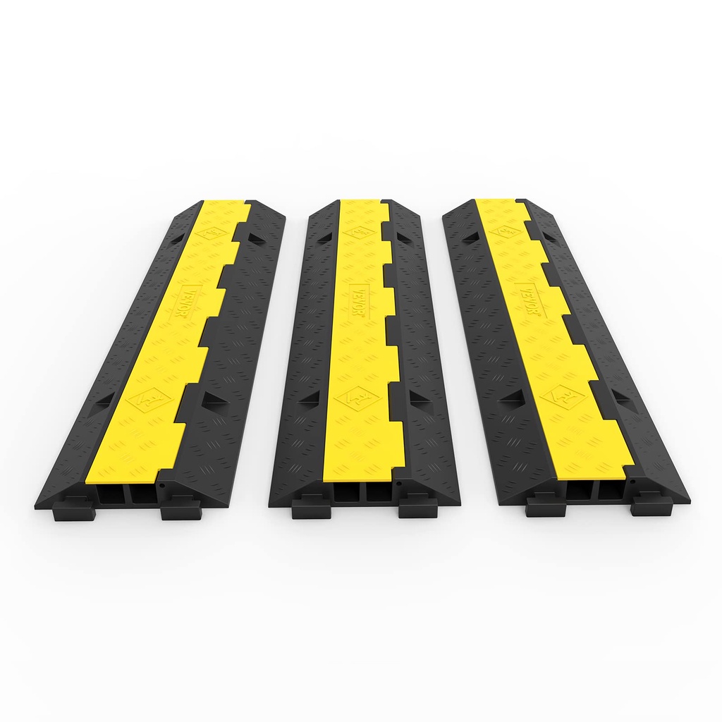 Rubber Cable Protector Safety Vehicle Tool One Channel Two-Channel ...