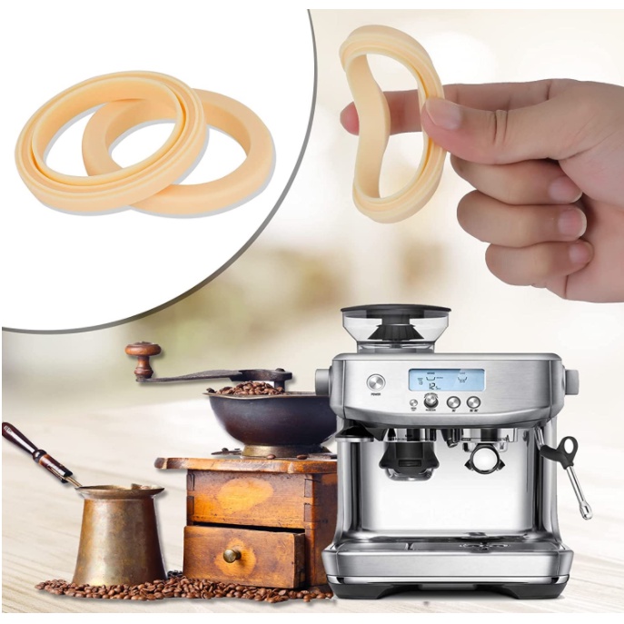 2PCS DeLonghi/Breville 54/58mm Silicone Steam Ring, Grouphead Gasket