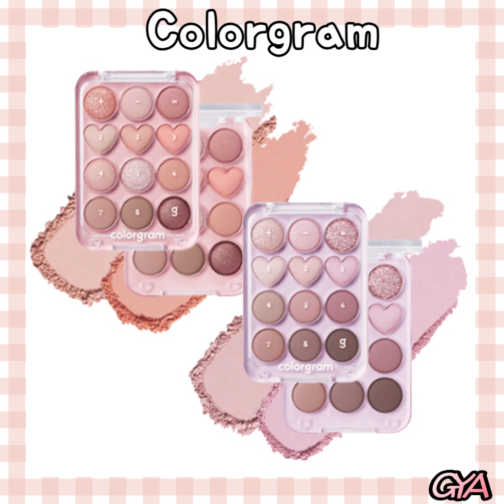 [colorgram] Pin Point Eyeshadow palette 12 colors 2 types | Shopee Malaysia