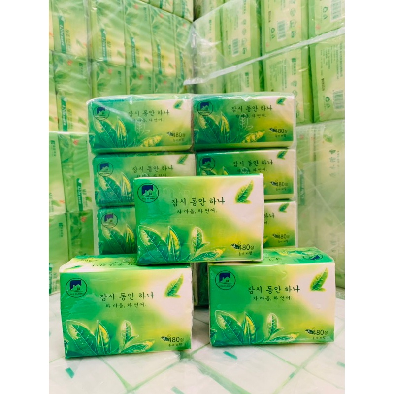 Ecoplanet (480 sheets x 10 Packs)4ply Korean vinka Organic Puree tissue ...