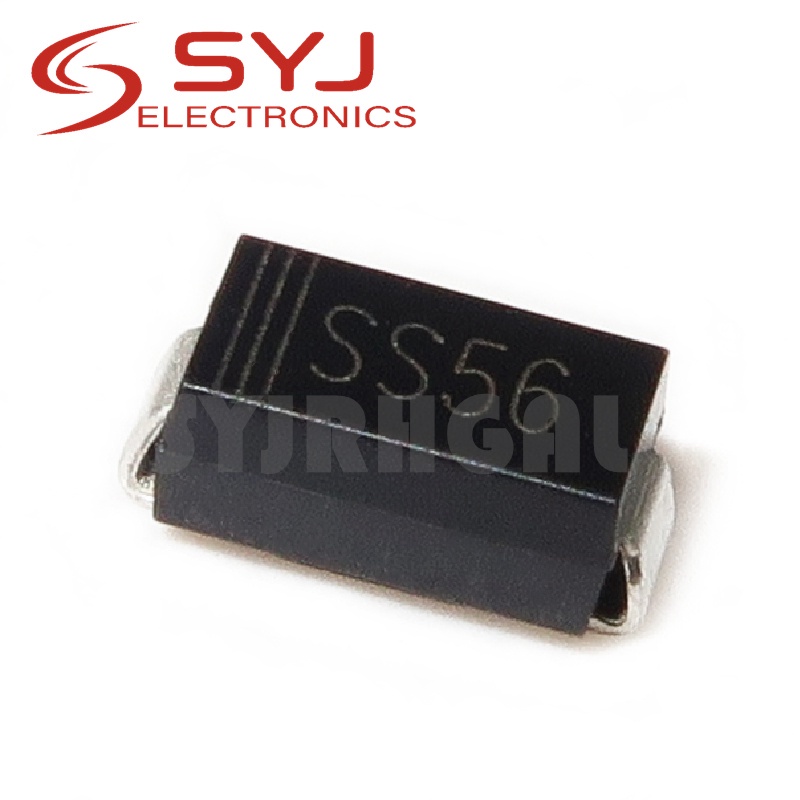 20 Piece SS56 DO-214AC SR560 SS56B 60V 5A SMA SMD Schottky Diode New ...