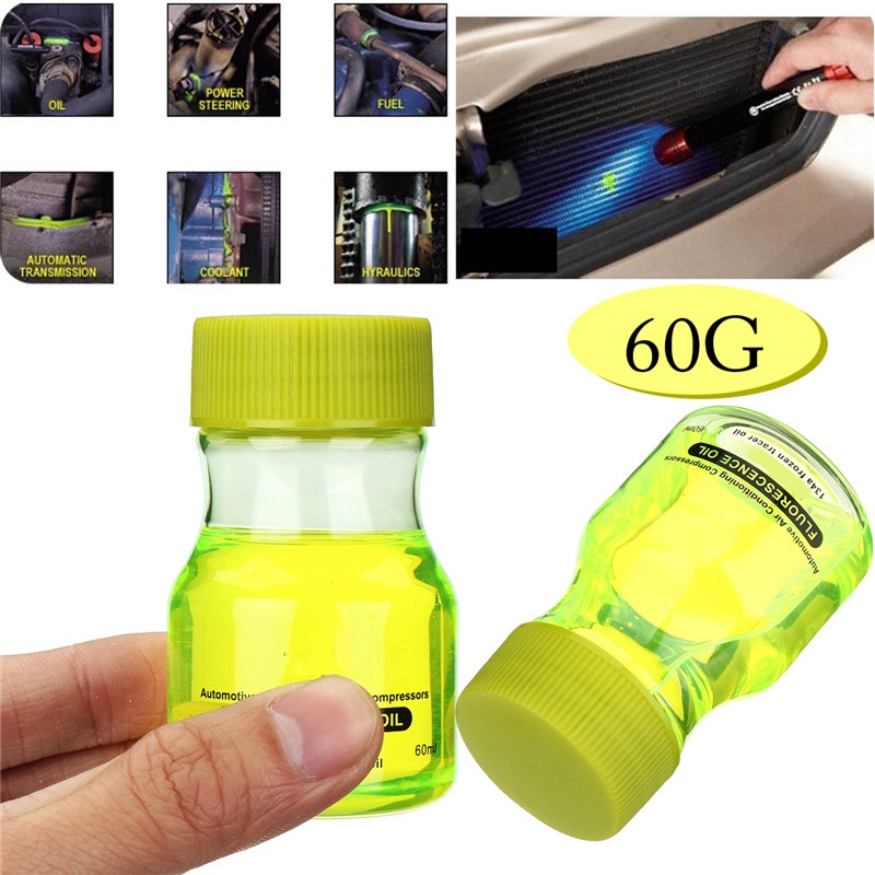 Fluorescence Oil With Fluorescent Leak Detection Leak Test UV Dye For