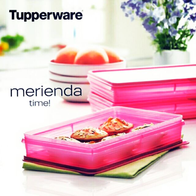 3.6L Jumbo Merienda Helper Food storage serveware air tight Tupperware ...