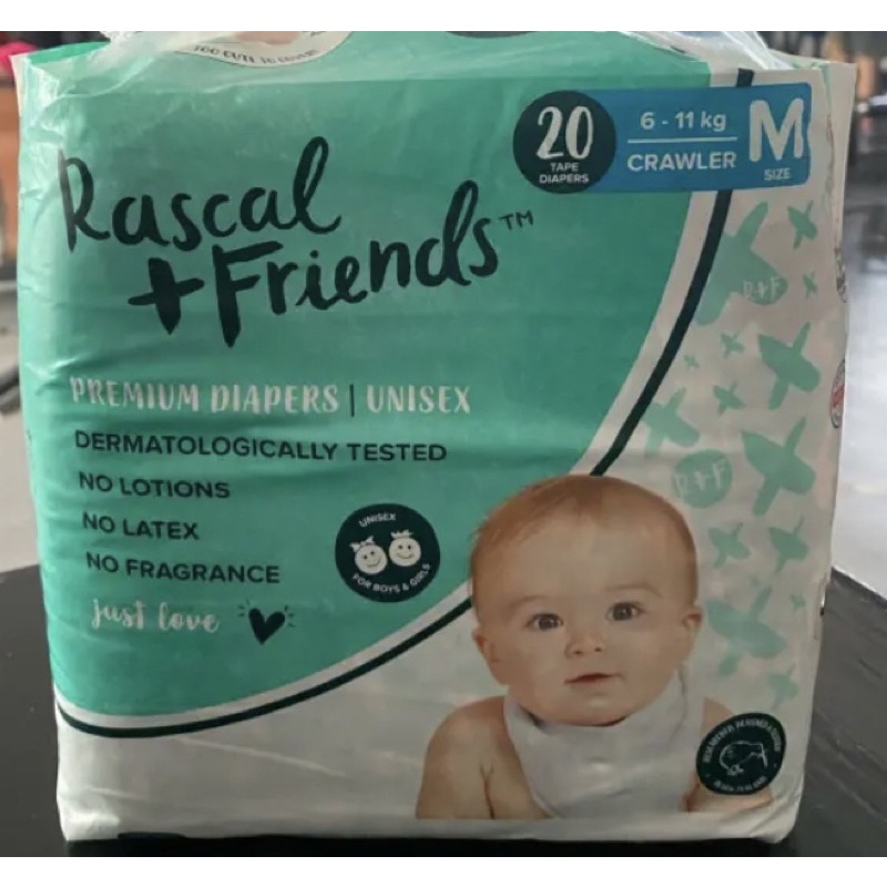 RASCAL + FRIENDS Pants Convenience Pack MEDIUM (6-11 kgs) - 16 pcs