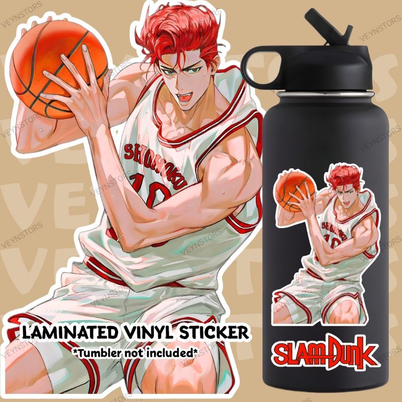 SLAMDUNK HANAMICHI SAKURAGI LAMINATED VINYL STICKER | Shopee Malaysia