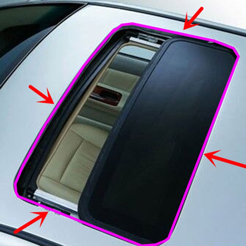 3M Car sunroof seal sticker for Volvo S40 S60 S80 XC60 XC90 V40 V60 C30 XC70 V70/Mini Cooper R50 ...