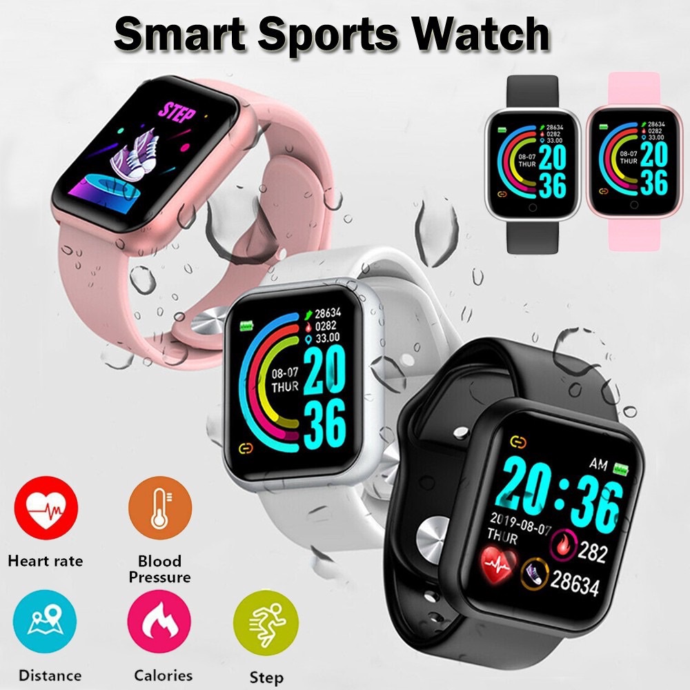 Watch Y68 Smart Watch Heart Rate Monitor Waterproof Sports Smart Watch ...