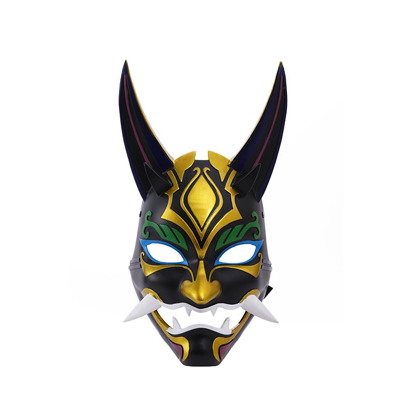 Genshin Impact Xiao Cosplay Resin Masks Yaksha Dragon God Tiger ...
