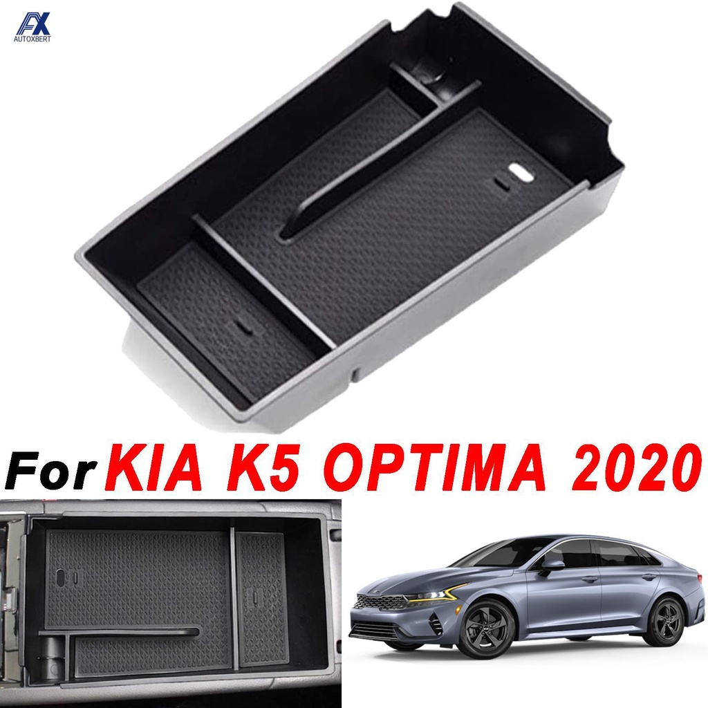 Car Armrest Insert Secondary Storage Box Center Console Organizer Tray ...
