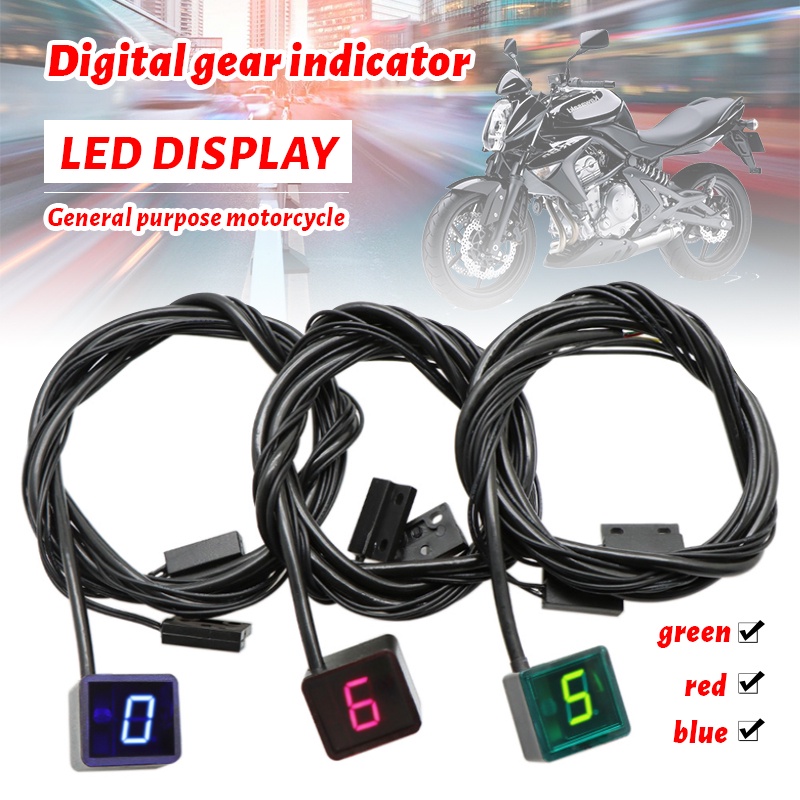 Universal Strong Ultra thin Motorcycle 6 Speed Digital Gear