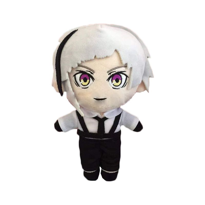 Anjinguang Bungo Stray Dogs Pluche – Dazai Osamu, Nakahara Chuuya, Ranpo Edogawa, 20 Cm Zacht Kussen, Voor Anime-fans
