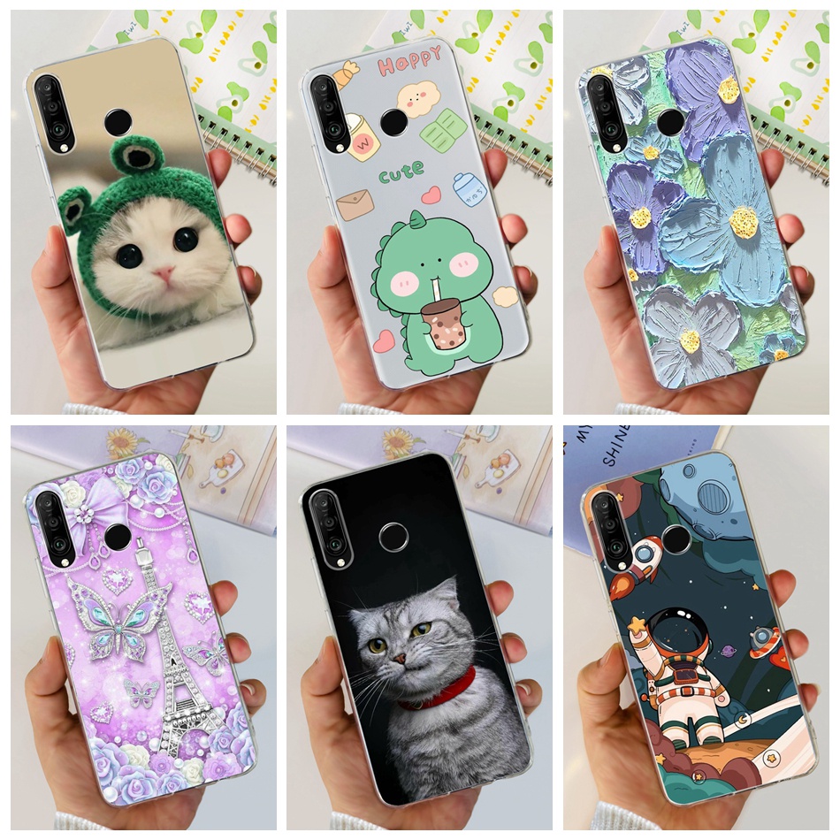 Kwmobile Case Compatible With Huawei P30 Lite Case - Soft TPU Protective Phone Cover - Metal