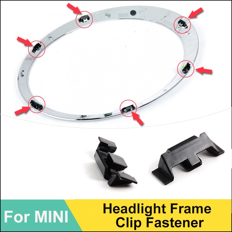 Car Headlamp Headlight Frame Clip Fastener For MINI Cooper S One