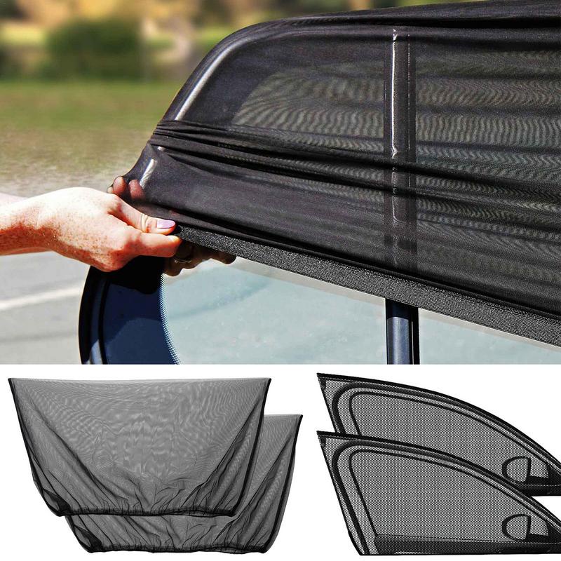 2 pieces Sunshade Curtains for Car Side Window Universal Car Shades ...