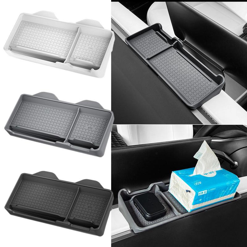 Dashboard Box For Car Magnetized Silicone ETC Compartment For Tesla ...
