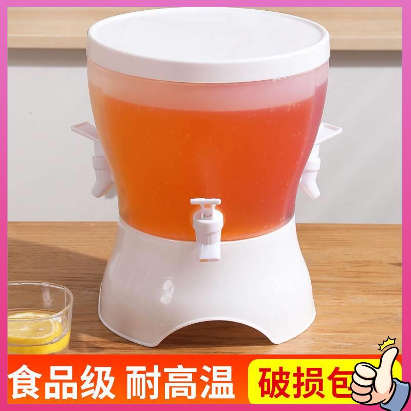 bekas air balang Cold water bottle with faucet fridge fruit teapot
