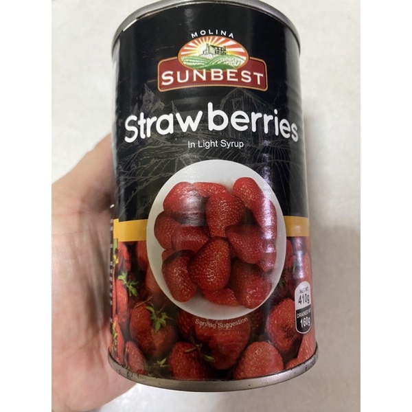 Sunbest Strawberries in light syrup 410g Shopee Malaysia