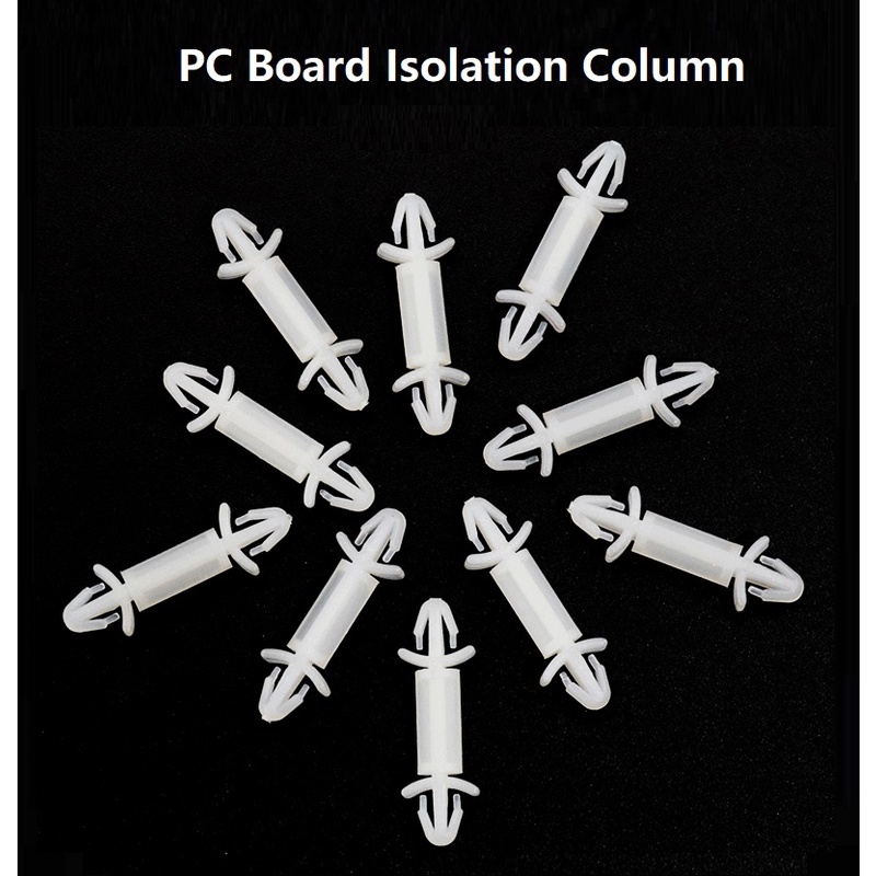100Pcs PCB Isolation Column LCF Series Double-Head Nylon Spacer 3mm ...
