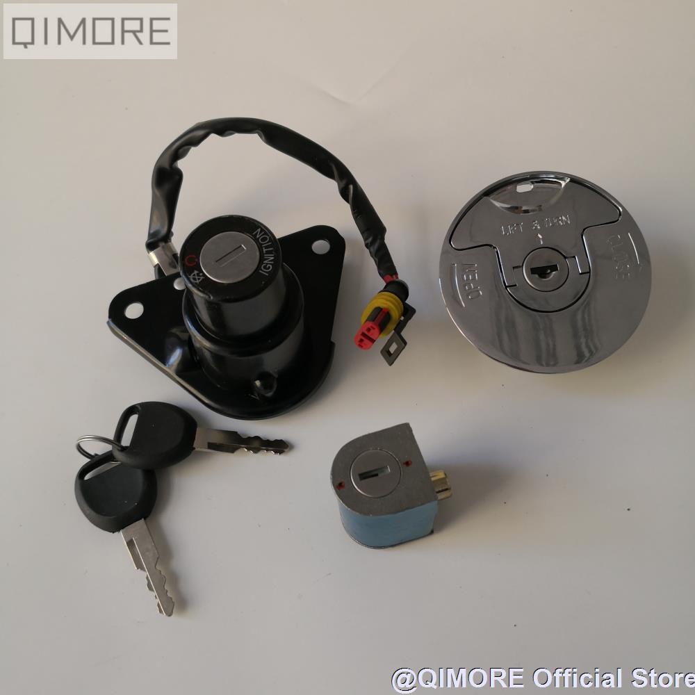Ignition Switch / Fuel Tank Cap Lock Key Set with Waterproof Socket for ...