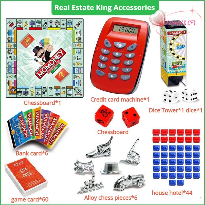 READY STOCK Card Games For Party Monopoly Board Game For 2 To 6 Player