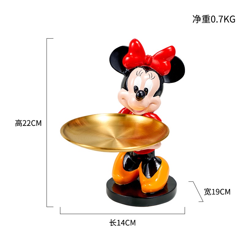 Modern Fashion Cartoon Mickey Wine Rack Decoration Creative Home Living Room Cabinet Crafts Shopee Malaysia