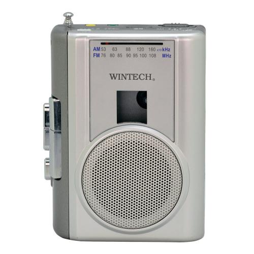 WINTECH Tape recorder External microphone attached/cassette playback