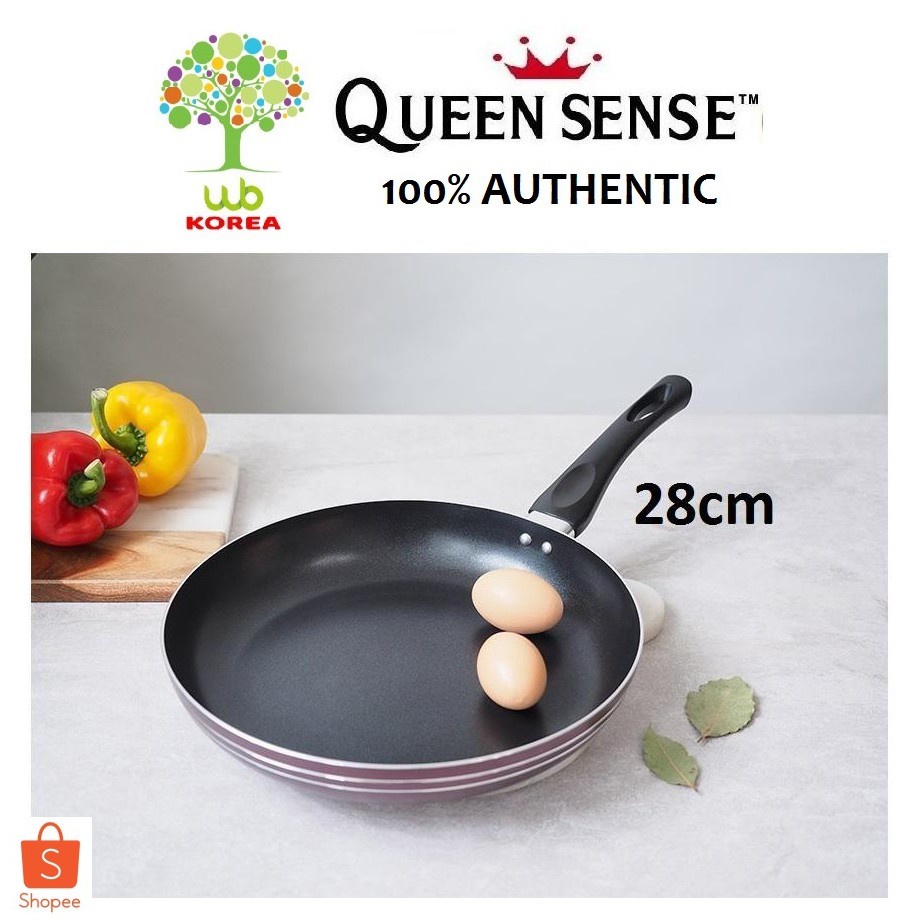 QUEEN SENSE Victoria Deli Fry Pan 28cm (Purple) | Shopee Malaysia
