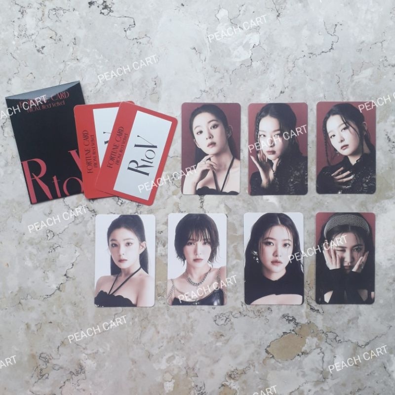 RED VELVET R to the V Fortune Card Set with Official Photocards and ...