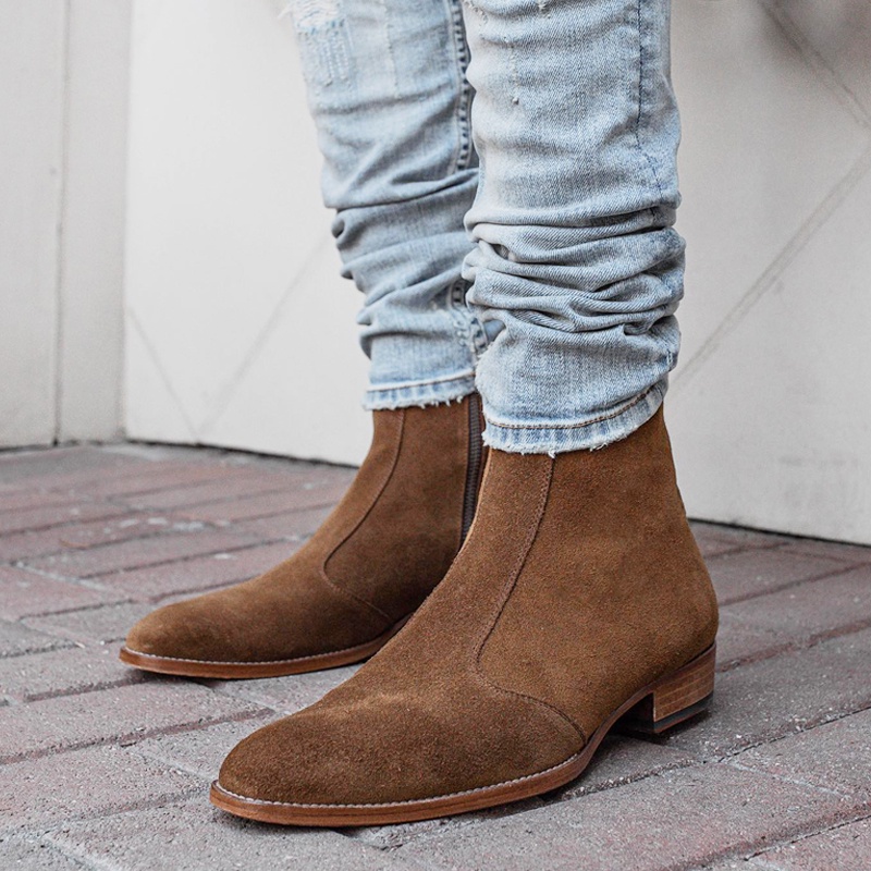 Plus size clearance chelsea boots