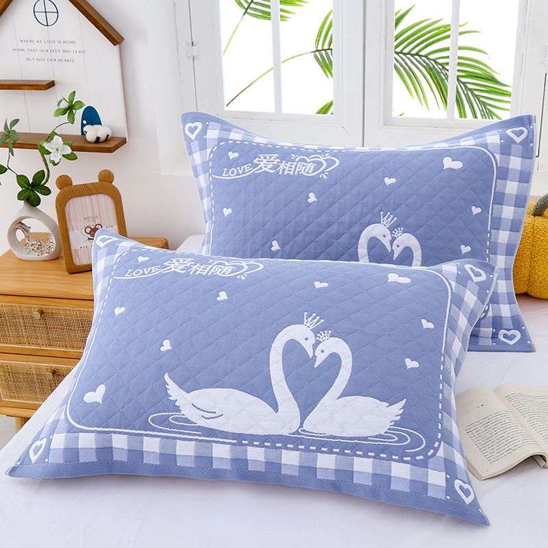 Pure Cotton Pillow Towel One Pair Pack HighEnd Cotton Gauze Pillow