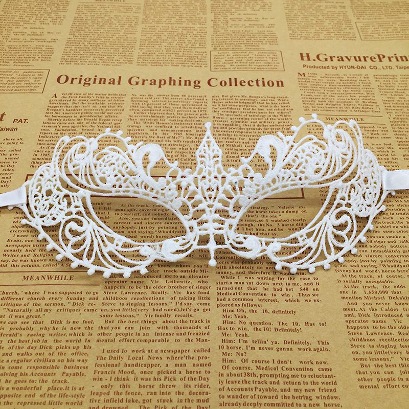 9/12halloween mask cos makeup ball veil lace sexy eye mask half