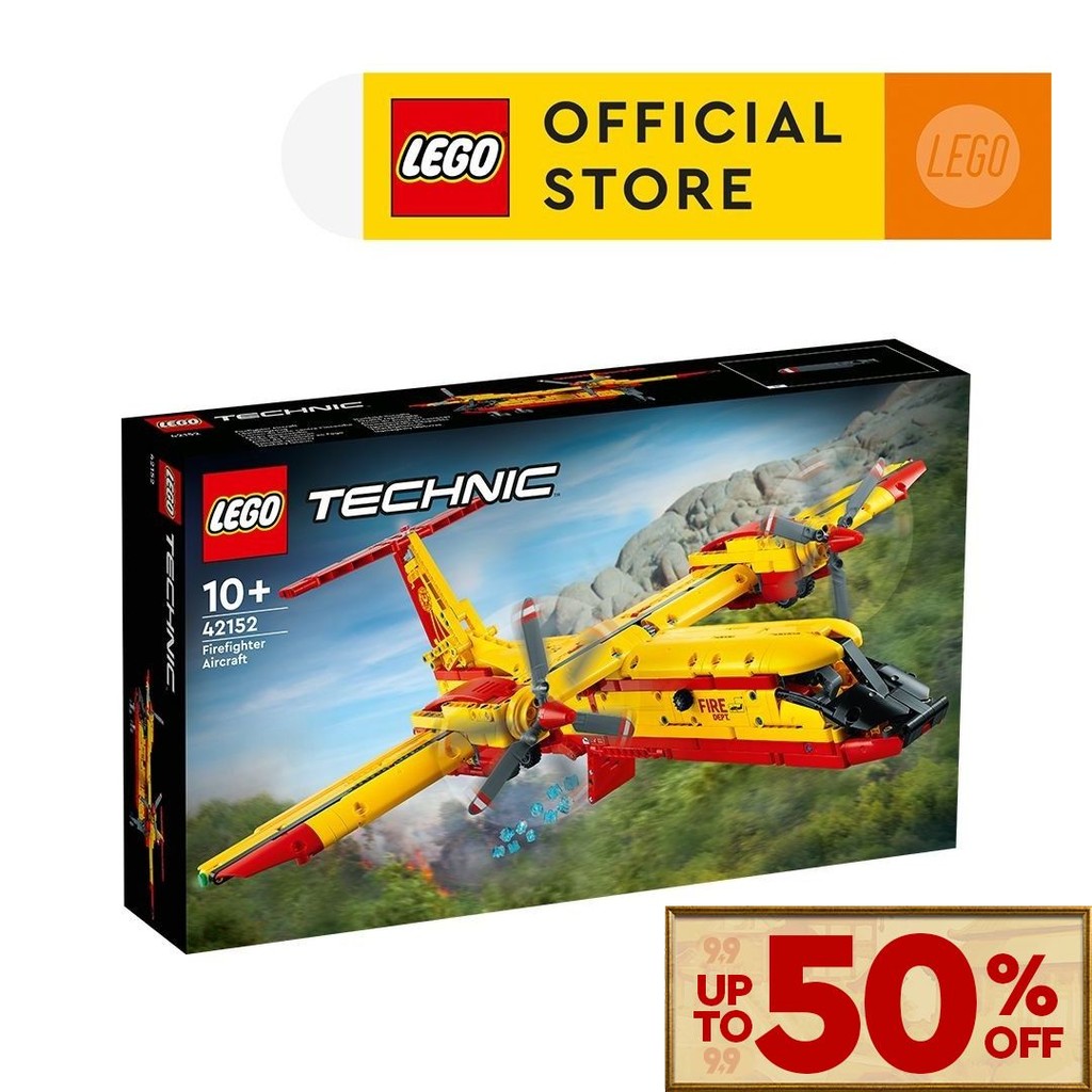 LEGO Technic 42152 Firefighter Aircraft Building Toy Set (1134 Pieces ...