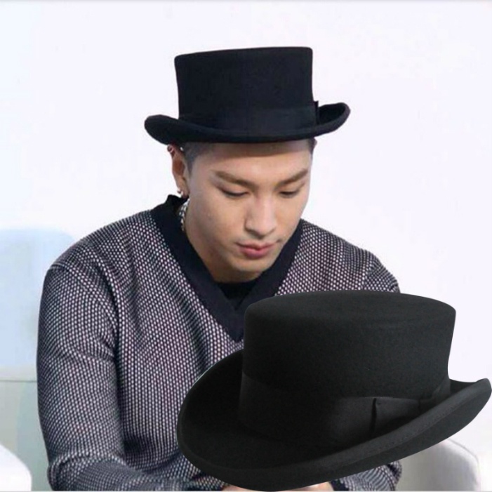 New Woolen Top Hat Equestrian Knight Hat 10cm Gaokwon Zhilong GDteayang