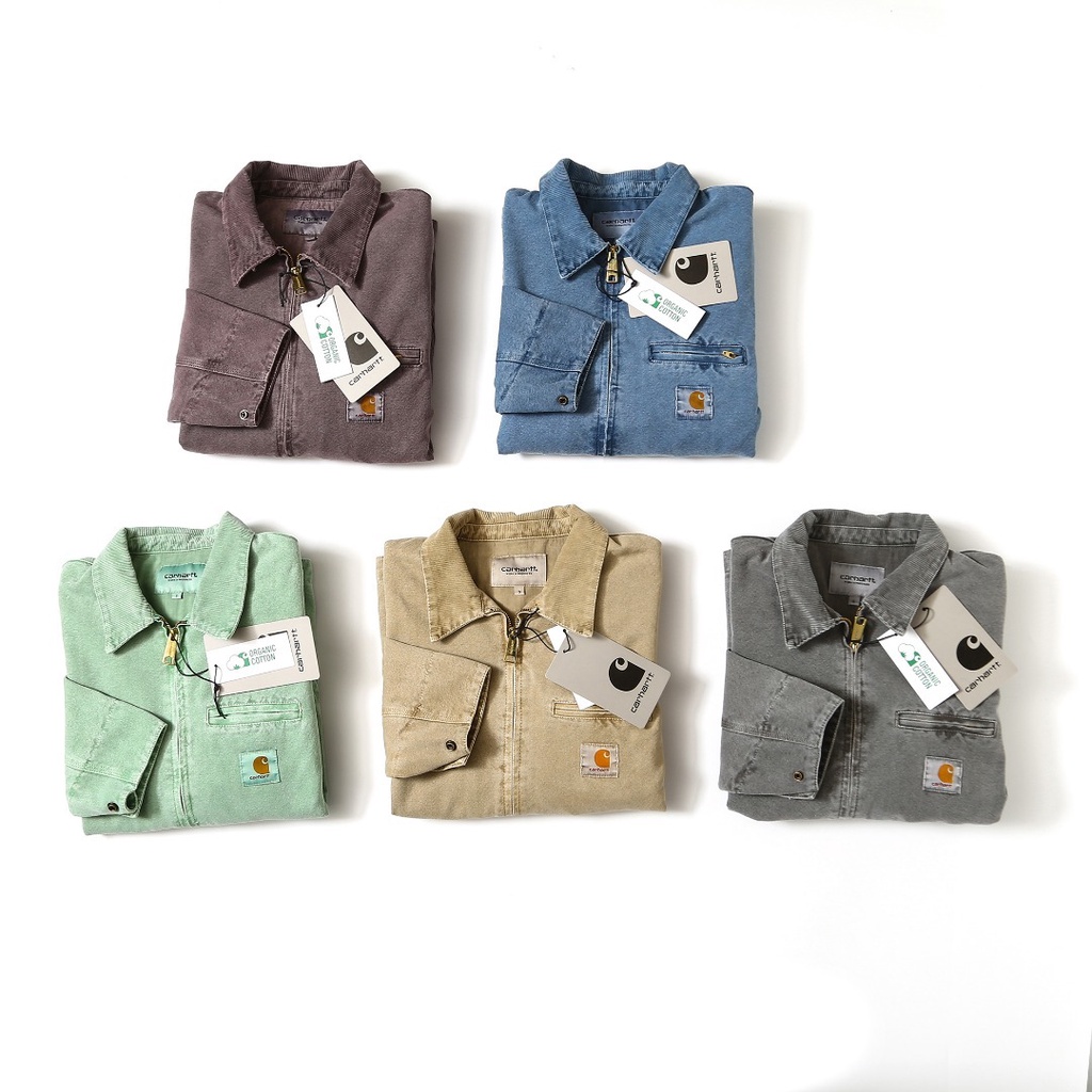 Spot Carhartt WIP Waxed Detroit Jacket Shopee Malaysia