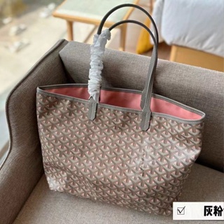 SNNBJH Ready Stock goyard bag organizer Genuine 2020 Korea Dongdaemun Dog  Tooth EMO Vegetable Basket Tote Fashion Handbag Child Mother