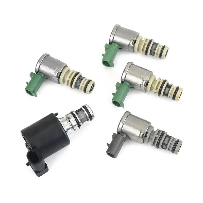 5Pcs 5L40E Transmission Solenoid Kit Shift TCC EPC For GMC Chevrolet 96 ...