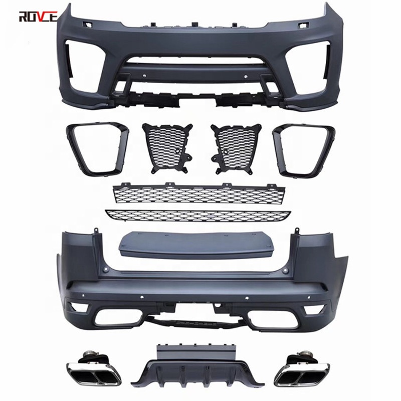 ROVCE High Quality Car Body Kit Parts Front Rear Bumper Grille Tail ...