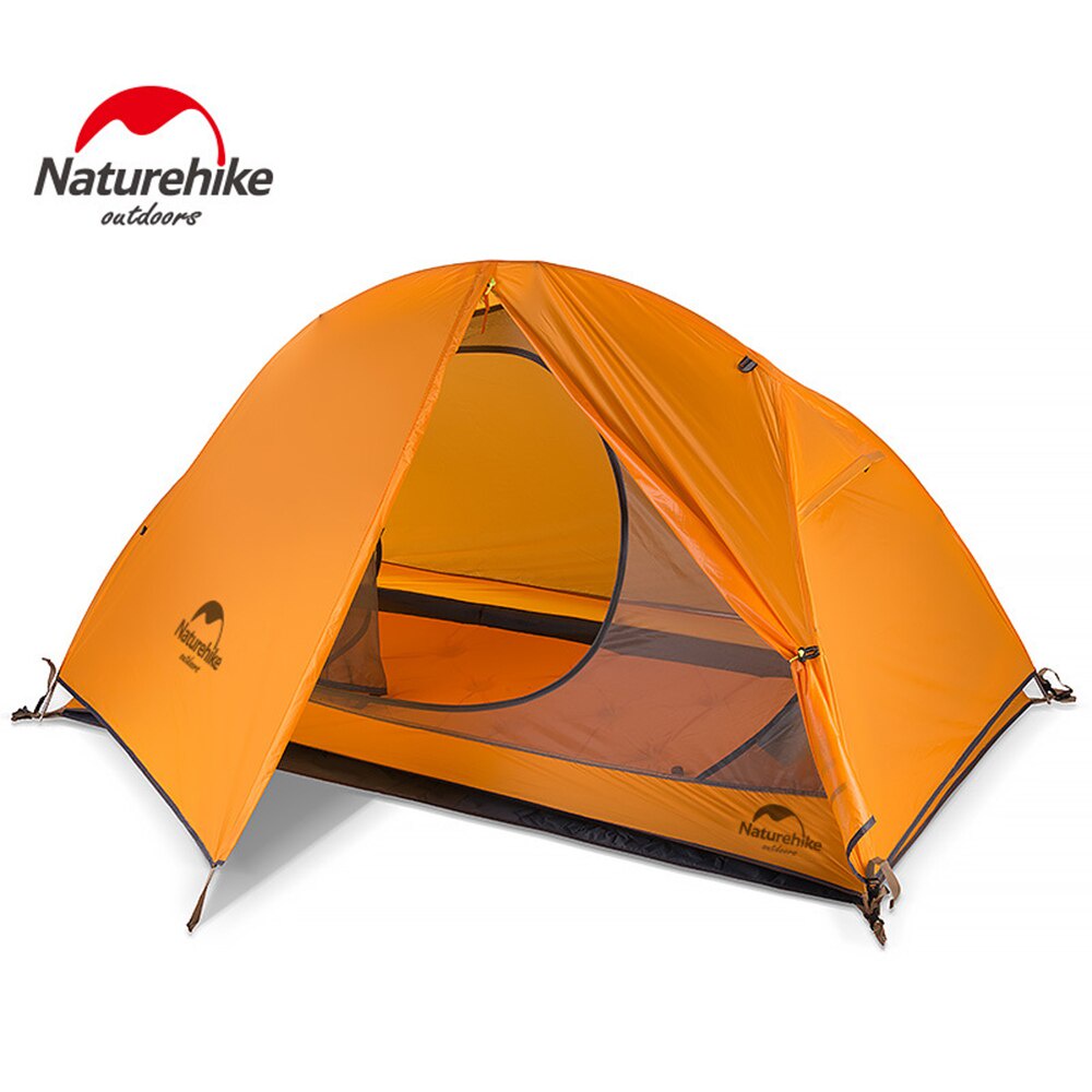 Naturehike Outdoor Ultralight Cycling Tent 1 2 People Backpacking Trekking Mountain Single Camping Tent Waterproof PU4000