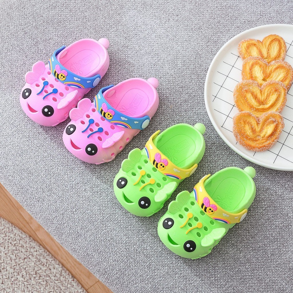 Girls Slippers Cute Children Sandals Slippers Female Cartoon Slippers ...