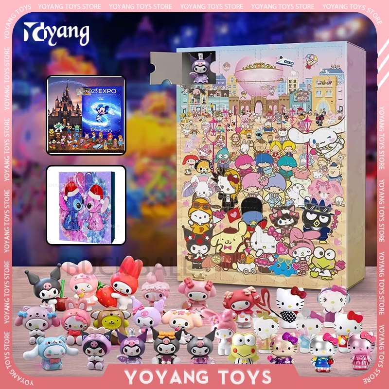 Sanrio Christmas Advent Calendar Surprise Box 24pcs Random Cartoon