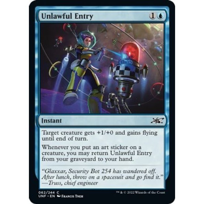 Unlawful Entry - Magic The Gathering (MTG) | Shopee Malaysia