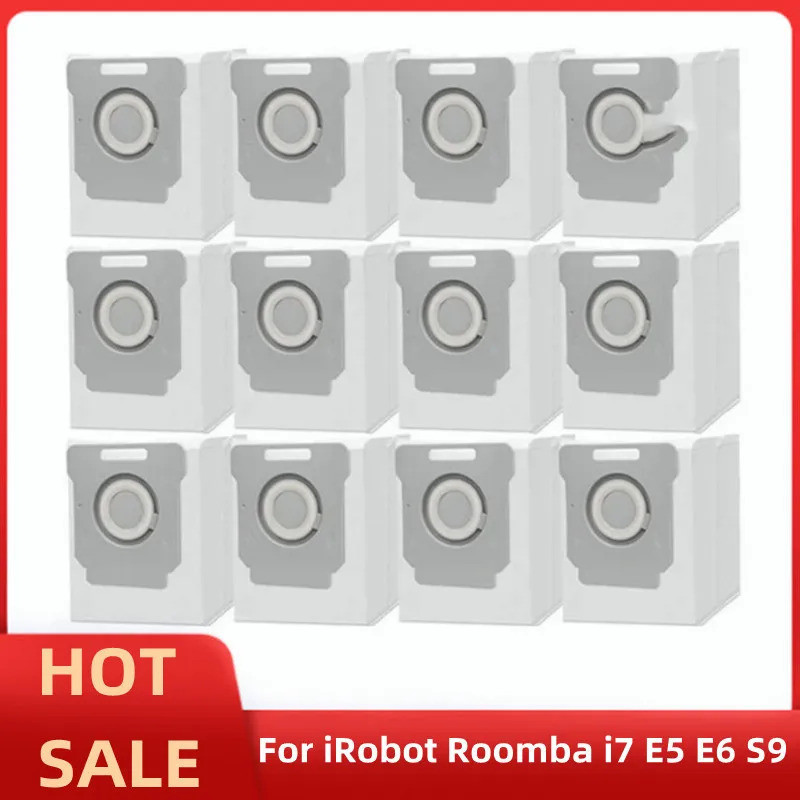 Set 10 Spazzole Laterali + Viti Per IRobot Roomba I7, I7+, E5, E6, E7 | Accessori Di Ricambio