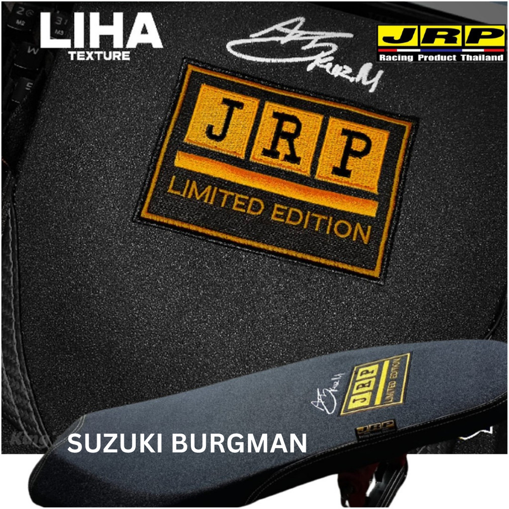 SUZUKI BURGMAN NEW LIMITED EDITION LIHA JRP SEAT COVER GOLD LIHA ...