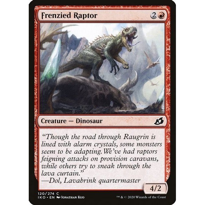 Frenzied Raptor - Magic The Gathering (MTG) | Shopee Malaysia