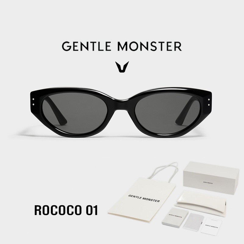 GENTLE MONSTER ROCOCO 01 KOREAN SUNGLASSES UNISEX COMPLETE BOX, PAPER ...