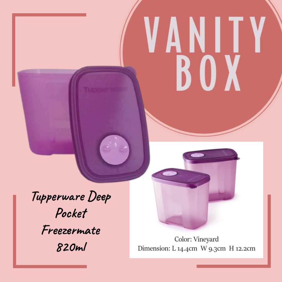 Tupperware Deep Pocket Freezermate 820ml | Shopee Malaysia