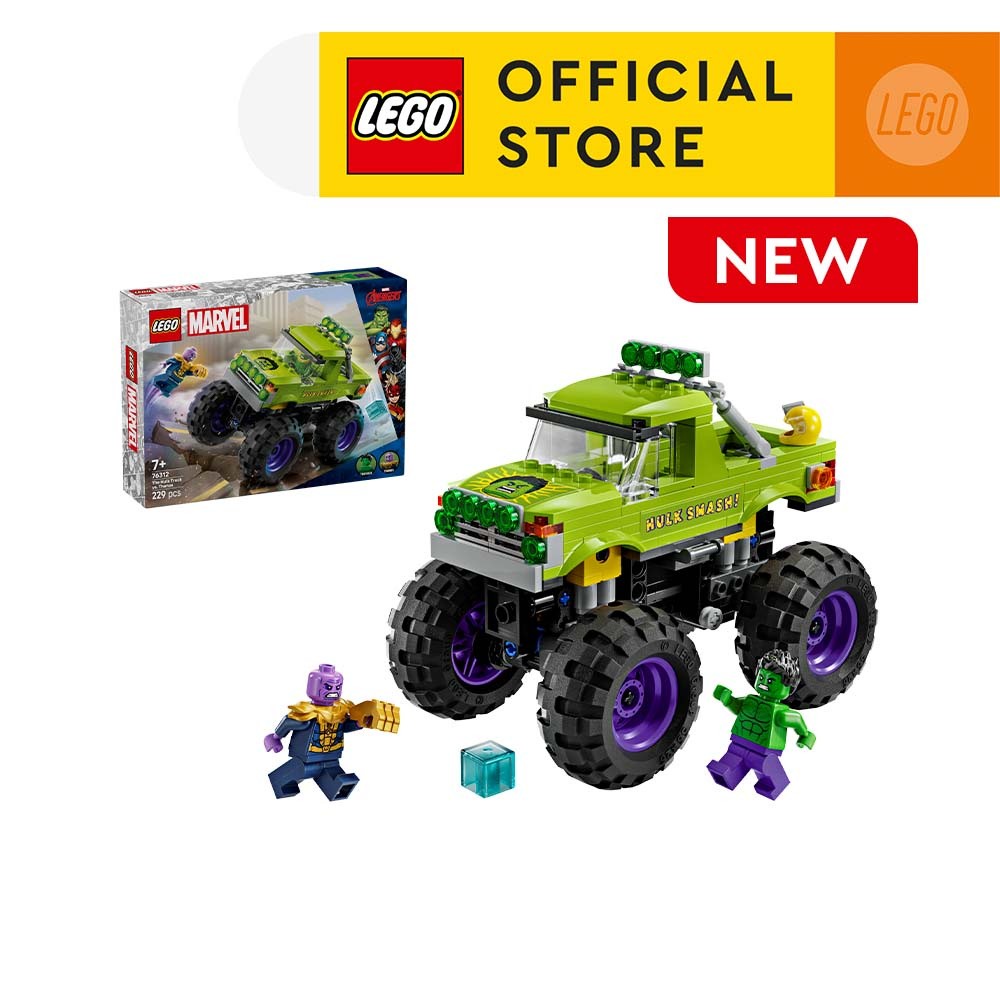 LEGO Super Heroes 76312 The Hulk Truck vs. Thanos, Age 7+, Building ...