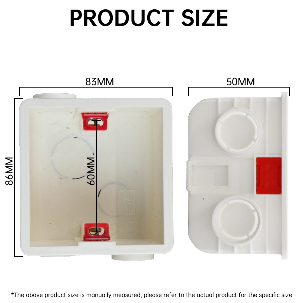 86Type PVC Internal Mount Adjustable Junction Box Shopee Malaysia